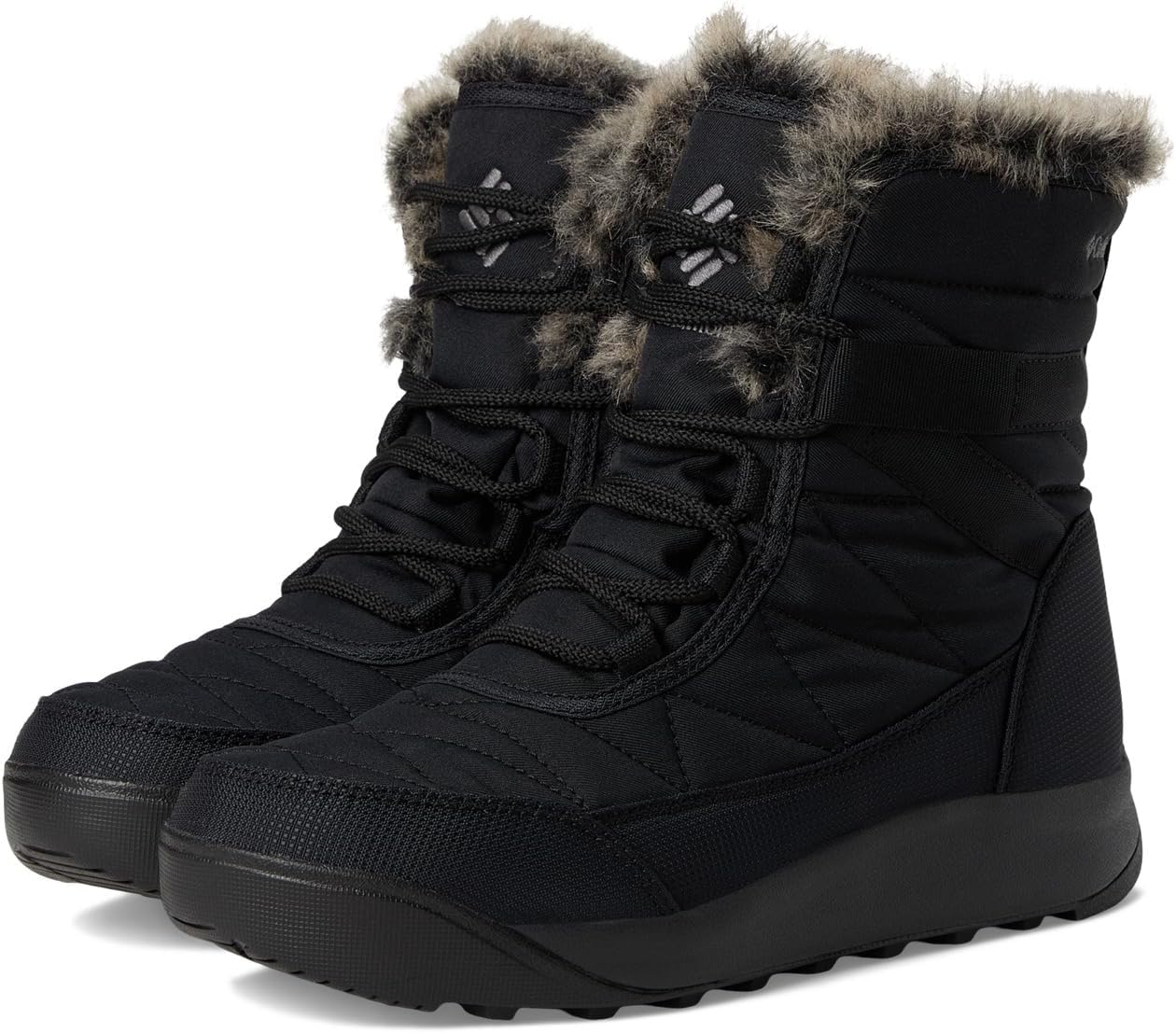 

Походные ботинки Columbia Minx Shorty IV, цвет Black/Titanium II