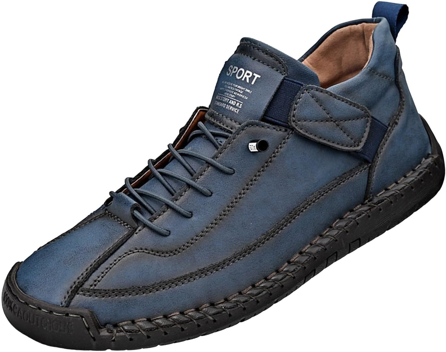 

Мужские слипоны IWIHMIV, кроссовки для ходьбы, бега и тенниса, спортивные повседневные удобные кроссовки для мужчин, синий