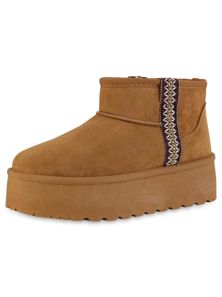 Ботильоны VAN HILL Winter Boots Aria, светло-коричневый