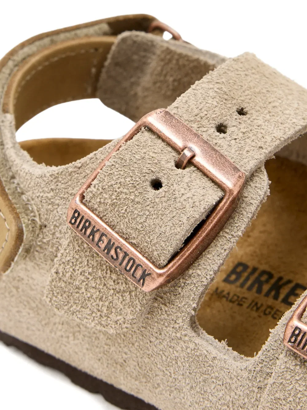 Сандалии Milano с пряжками Birkenstock Kids, нейтральный — фото 4