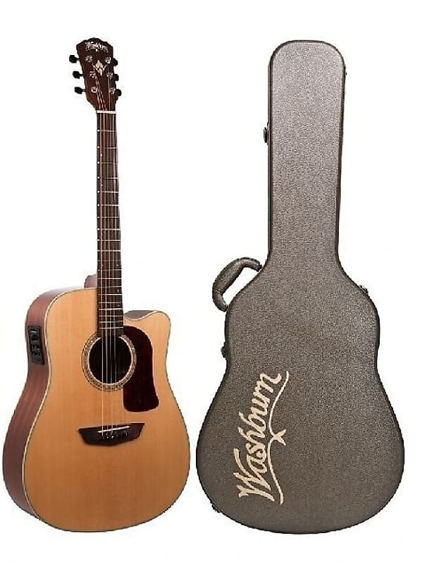 

Акустическая гитара Washburn HD100SWCEK Heritage Dreadnought Cutaway with Electronics Natural