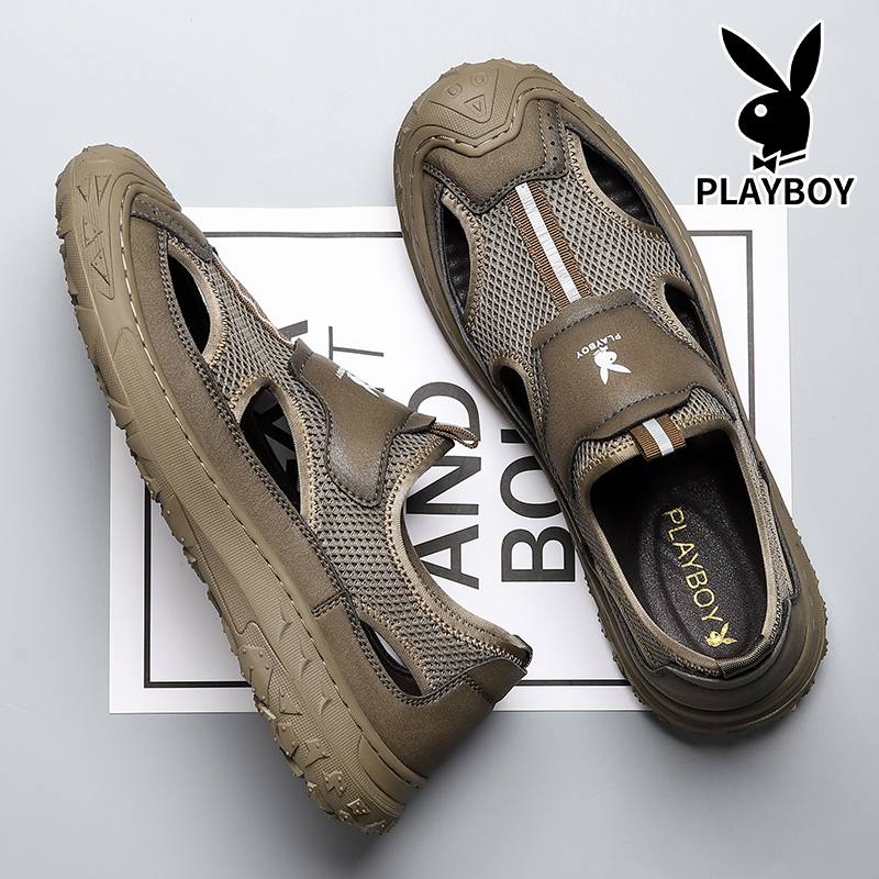 Playboy Мужские туристические ботинки для речного треккинга черные, цвет Black — фото 2
