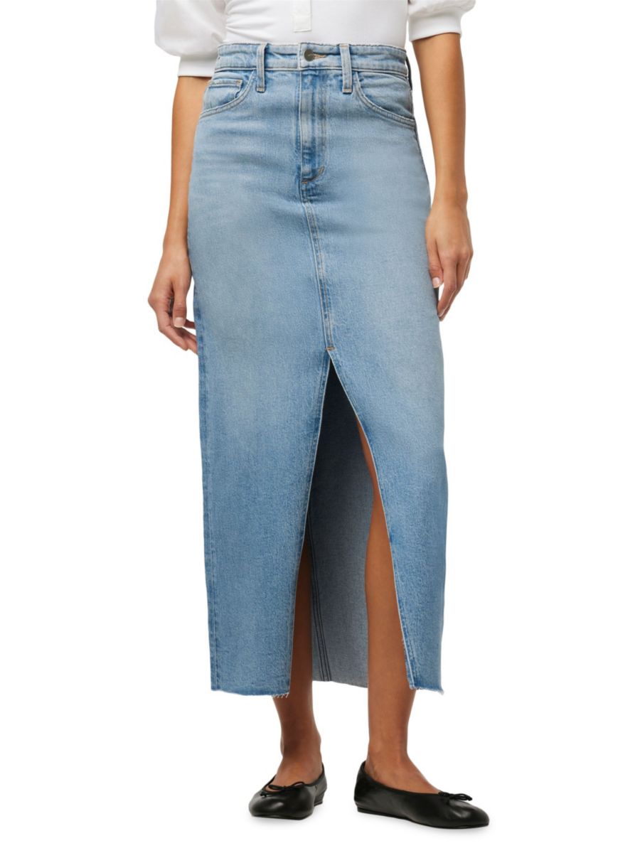 

Юбка макси Eva Faded Wash Joe's Jeans, синий