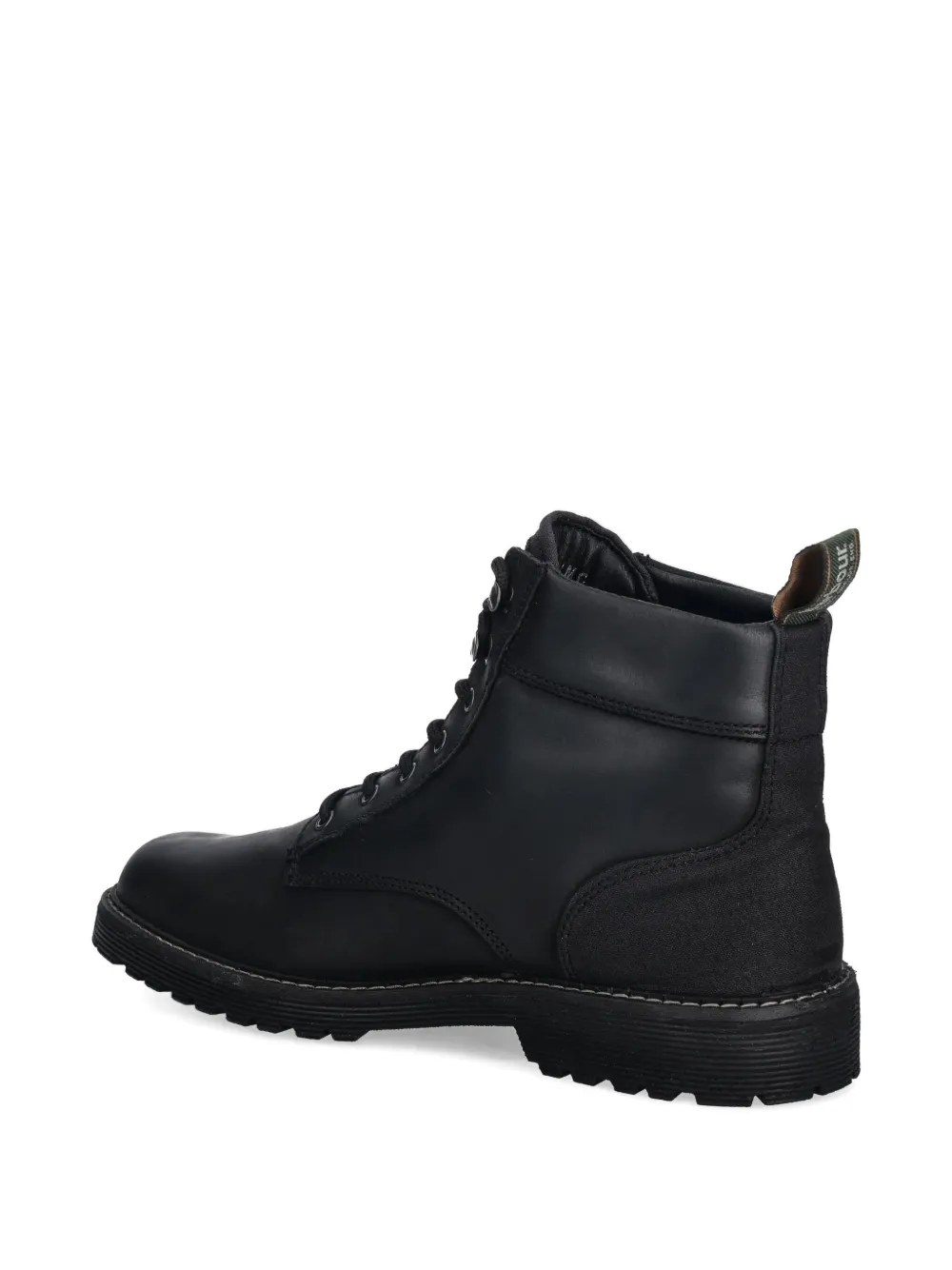 Кожаные ботинки Harrison на шнуровке, каблук 35 мм Barbour, черный — фото 4