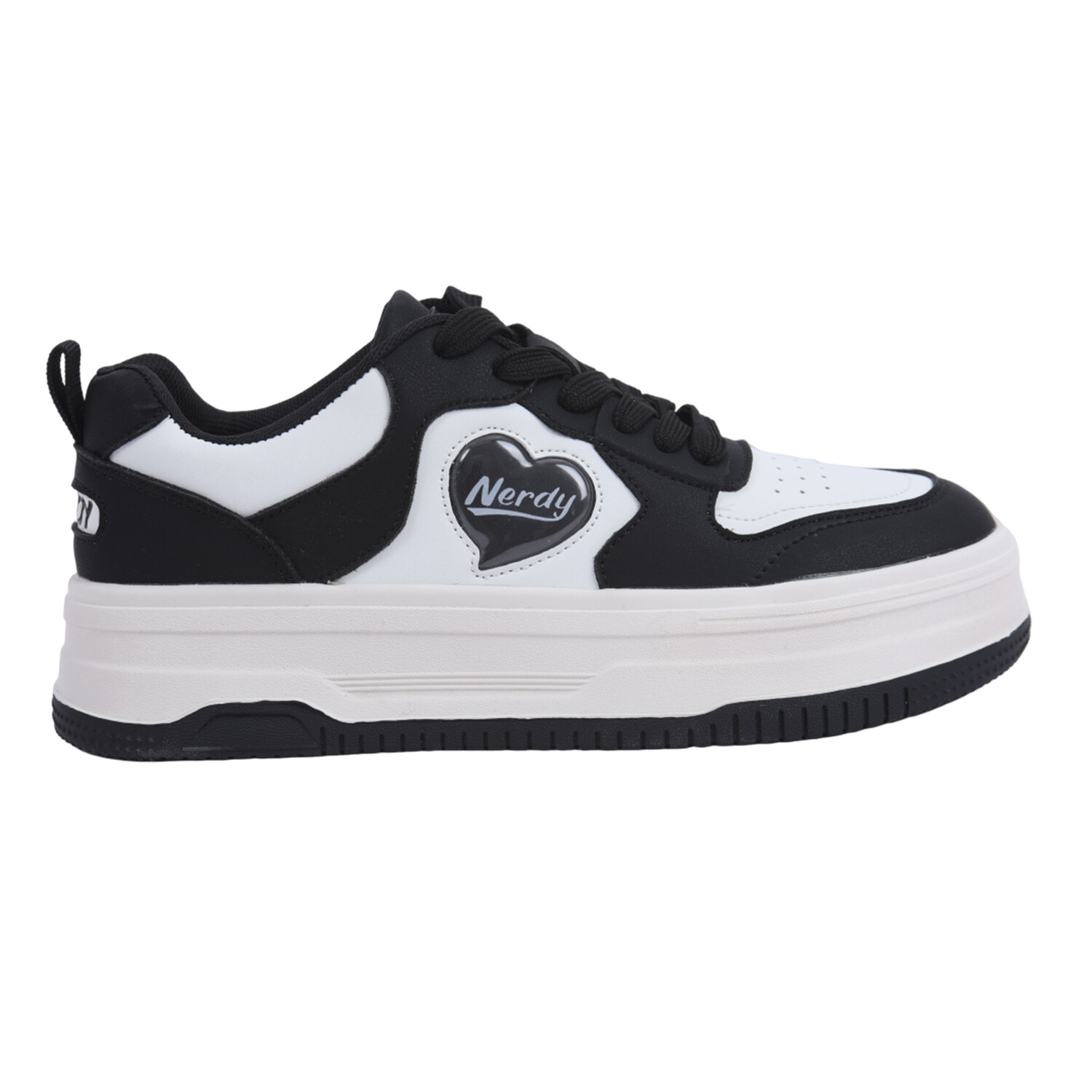 

Кроссовки NERDY Skateboarding Shoes Women's Low-top Black, черный