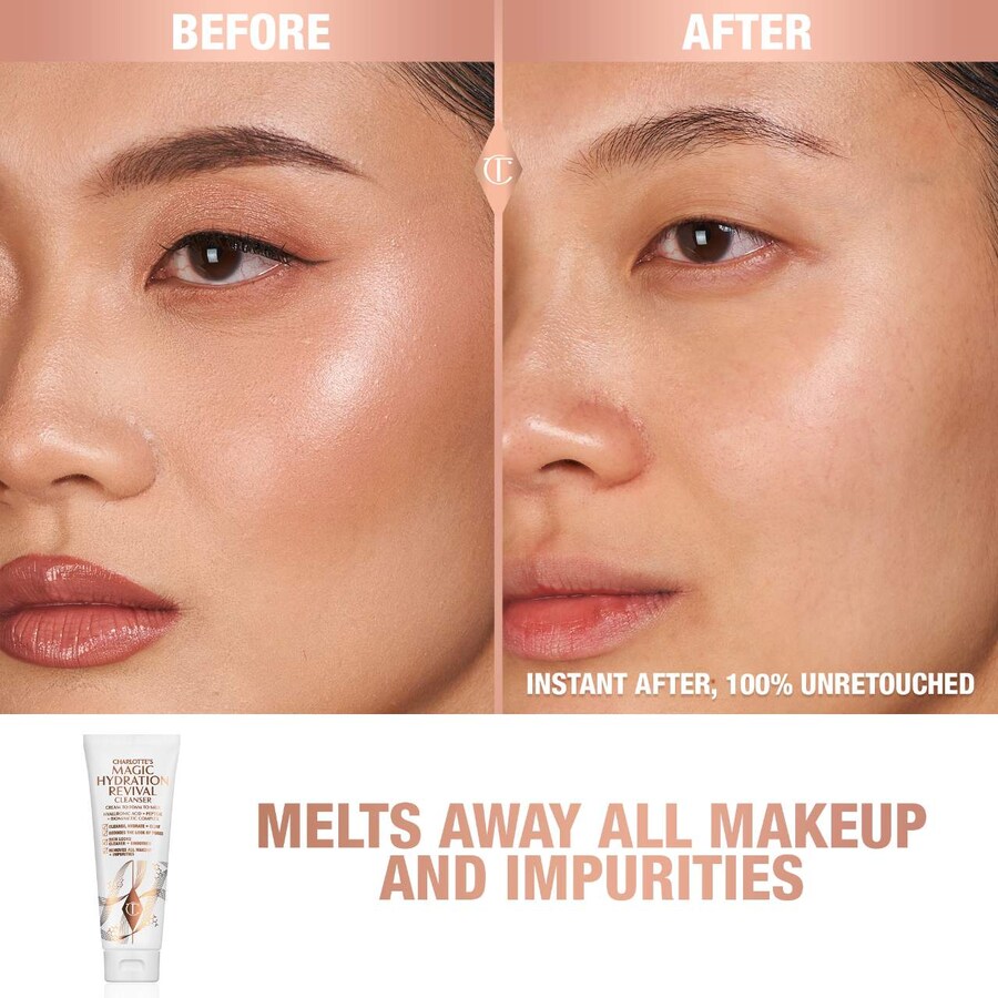 Крем для лица Charlotte Tilbury — Пенящееся очищающее средство Magic Revival с гиалуроновой кислотой, 120 мл — фото 4