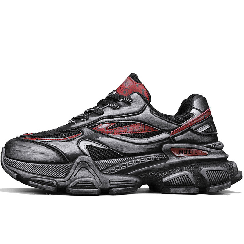 

Кроссовки мужские Lifestyle Shoes Men Low-Top Meiretu, черный