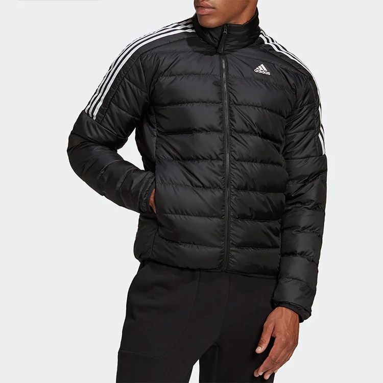 Adidas Куртка пуховая ESSENTIALS Asia Version мужская черная — фото 4