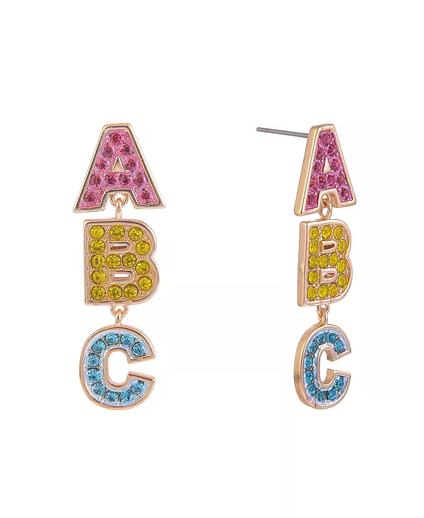 

Серьги с камнями ABC Hallmark, multi