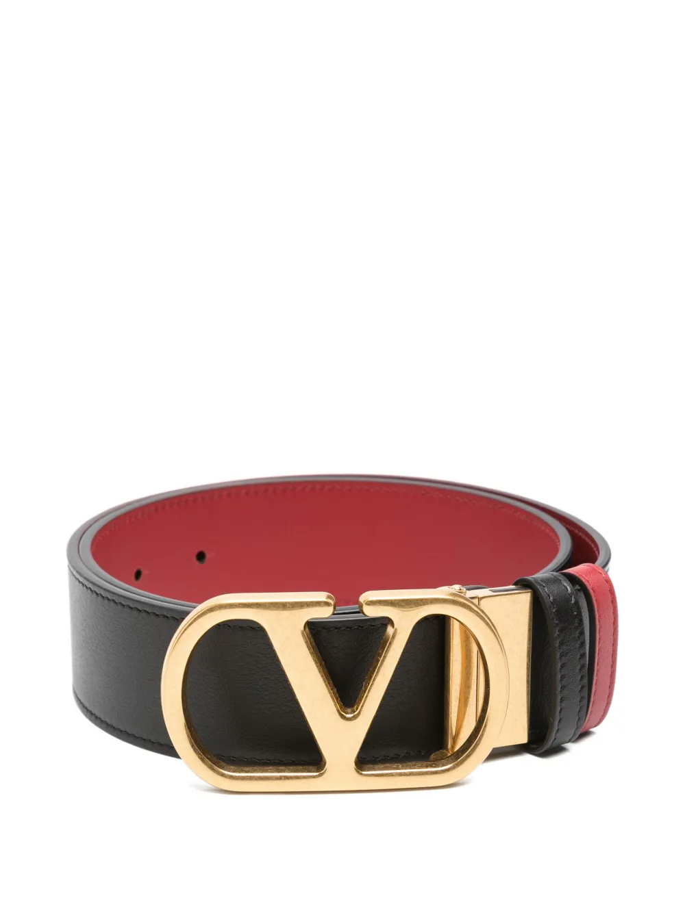 

Кожаный ремень Vlogo VALENTINO GARAVANI, черный