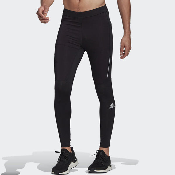 Спортивные штаны adidas Own The Run Casual Sports Tight gym pants Black, черный — фото 2