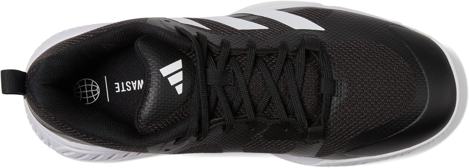 Кроссовки Court Team Bounce 2.0 adidas, цвет Black/White/Black — фото 2