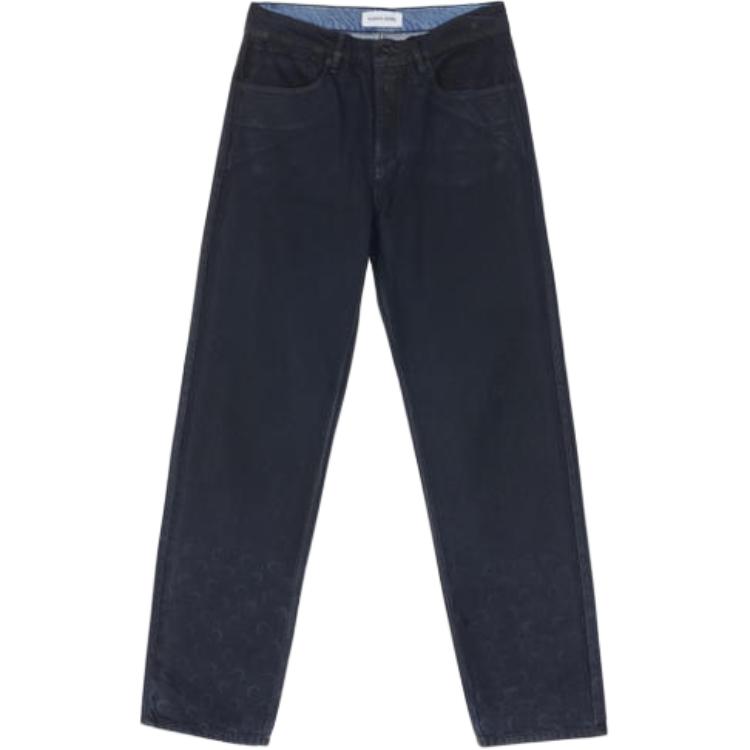 

Marine Serre Джинсы Unisex Black Moderate Straight Fit