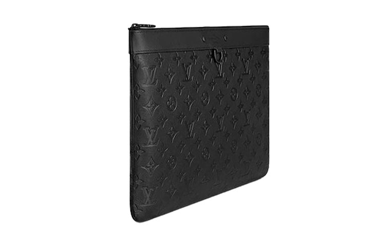 Discovery Calfskin Clutch Large мужской черный LOUIS VUITTON, Set (Bag+Dust Bag) — фото 3