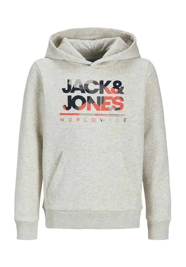 

Толстовка с капюшоном "Люк" с карманом-кенгуру для детей Originals By Jack & Jones, белый