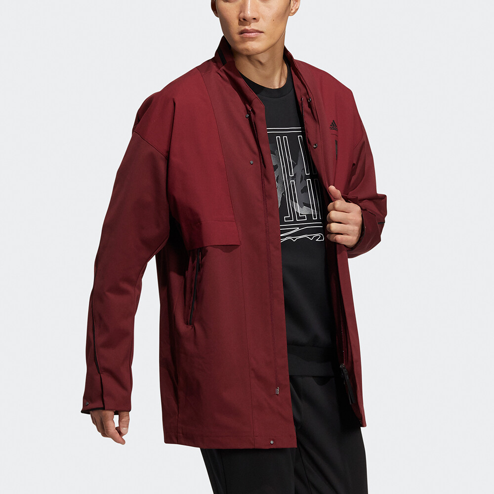 Куртка серии Wuji мужская кирпично-красная Adidas, красный — фото 4