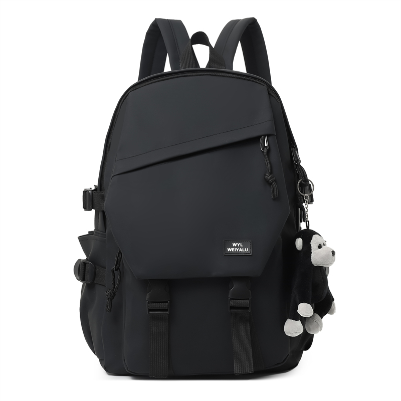 

Рюкзак PU Обычный Унисекс Красный/Зеленый/Черный/Серый BALANG, Серый с Чармом