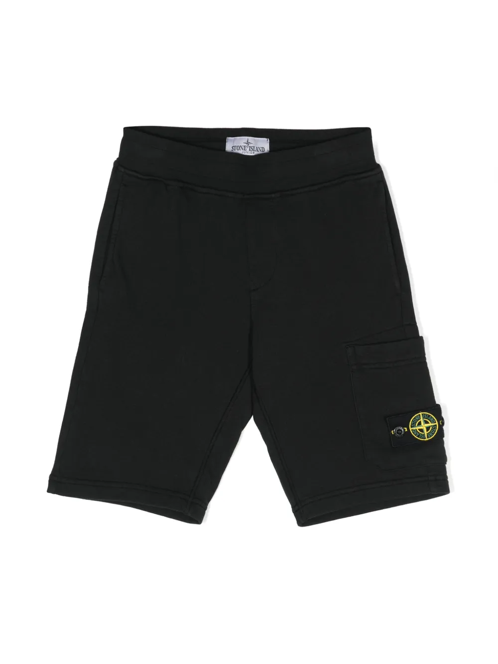 

Шорты с нашивкой Compass Stone Island Junior, черный