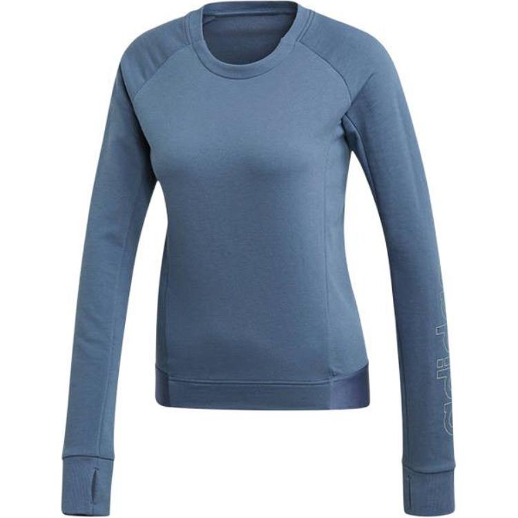 Adidas Свитшот Women's Blue — фото 3