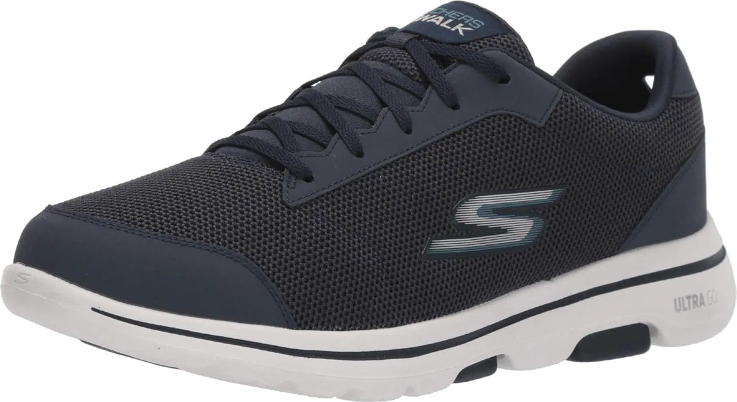 Мужские кроссовки SKECHERS Go Walk 5 Qualify, Navy Textile Synthetic Trim