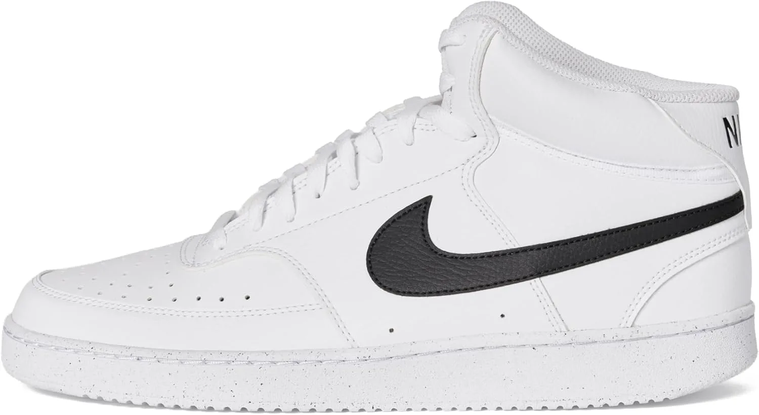 Мужские кроссовки Nike Court Vision Mid Next Nature, белый/черный