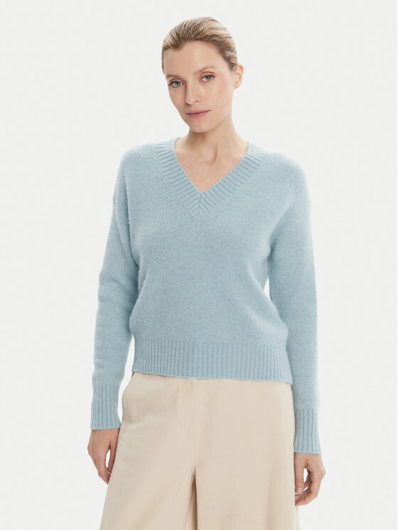 

Свитер regular fit Visista 2525366122 Weekend Max Mara, голубой