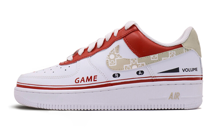 

Кроссовки для скейтбординга Air Force 1 женские, низкие, красные/белые Nike, Красный, Кроссовки для скейтбординга Air Force 1 женские, низкие, красные/белые Nike