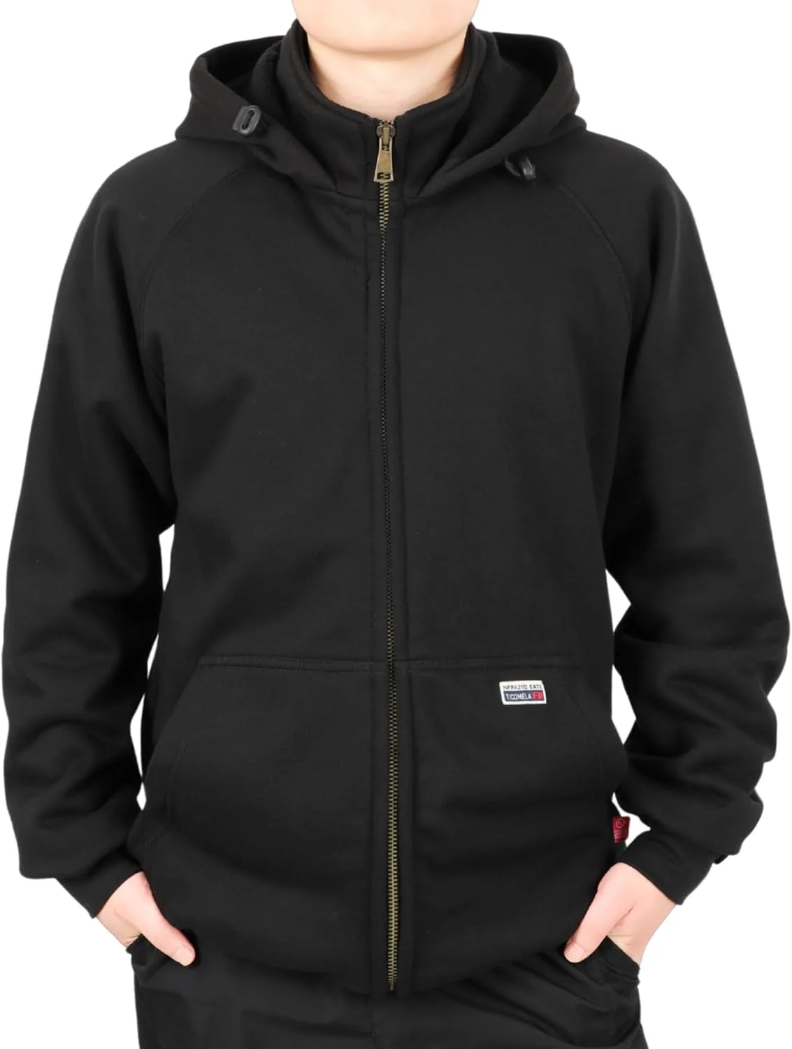 

TICOMELA FR худи на молнии – 14oz огнестойкая толстовка с капюшоном, Raglan Sleeves