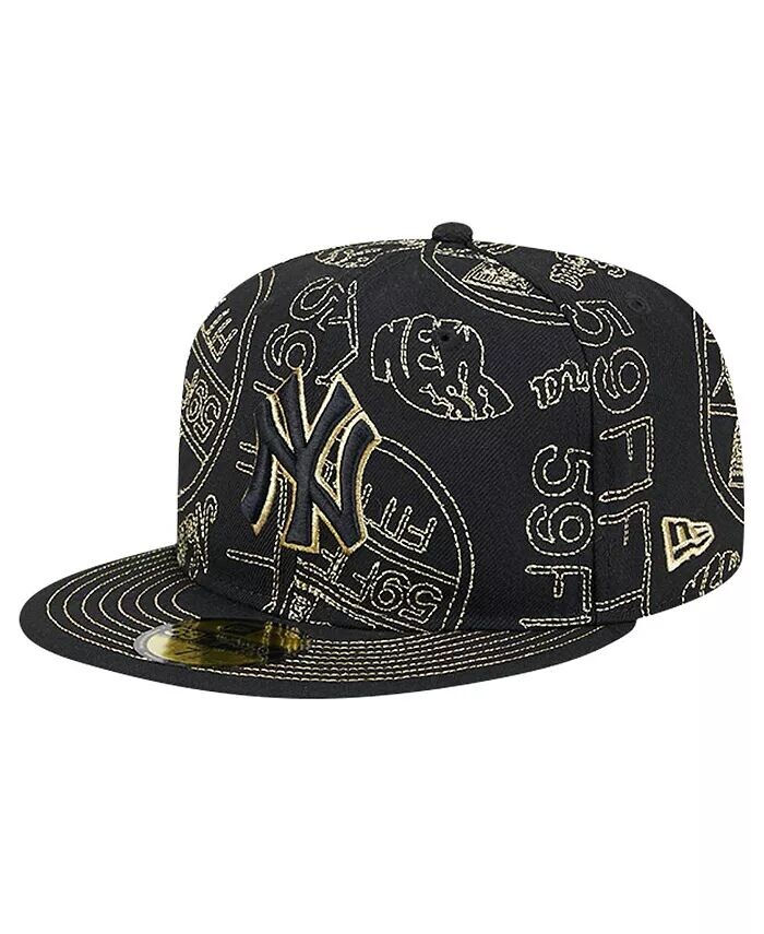 

Мужская приталенная шляпа New York Yankees 59FIFTY Day New Era, черный