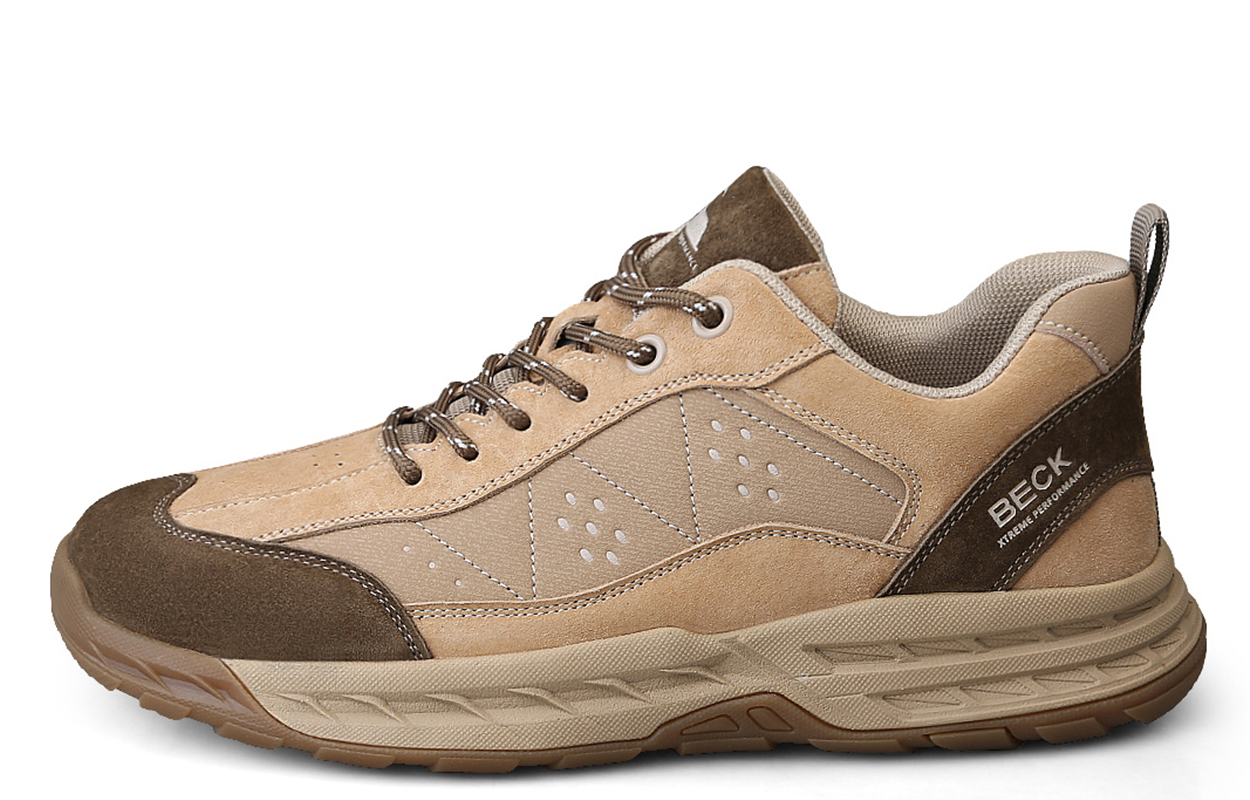 

BECK Мужские легкие повседневные низкие кеды с амортизацией коричневого цвета, цвет Brown