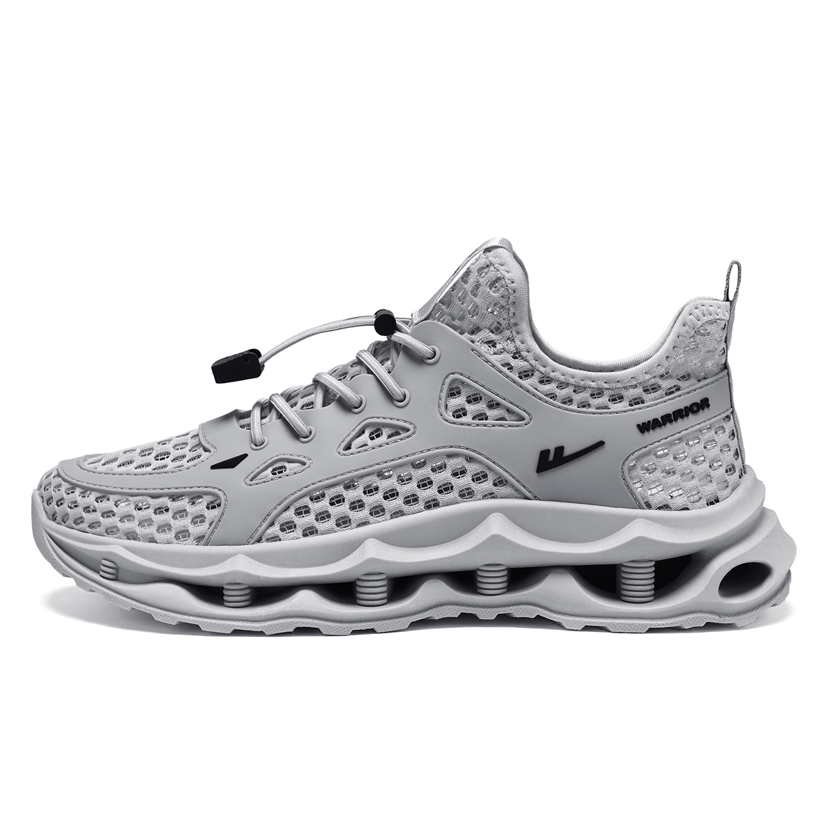 

Дышащие легкие повседневные кроссовки Rebound Low Top мужские WARRIOR, светло-серый