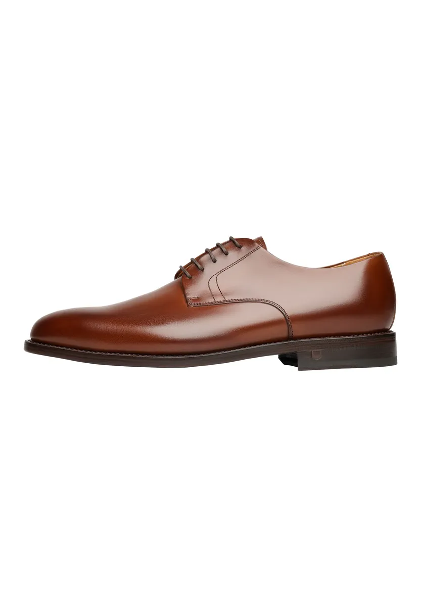 

Туфли на шнуровке Henry Stevens "Marshall PD business Shoes", мужские полуботинки из кожи ручной работы, костюмные туфли, коричневый