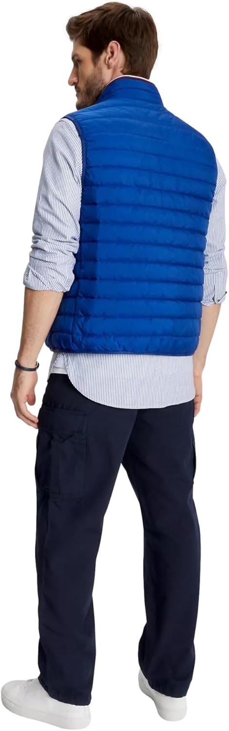 Мужские стеганые жилеты TOMMY HILFIGER из коллекции 2025 года, Midnight Blue. — фото 4