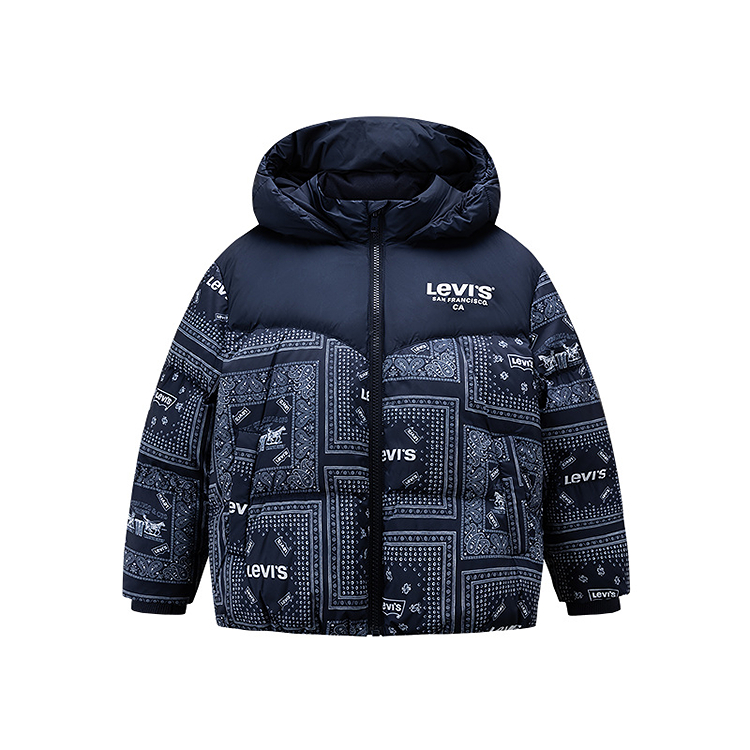 Детская утепленная куртка с капюшоном Moderate Levis, starfish оранжевый — фото 3