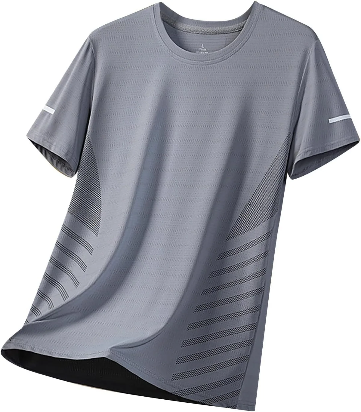 

Мужская футболка для бега и тренировок Quick Dry Moisture Wicking