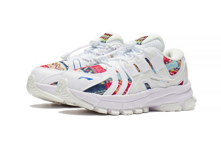 Кроссовки LINING YOUNG Kids Lifestyle Shoes PS Low-top Standard White/milky White — фото 3