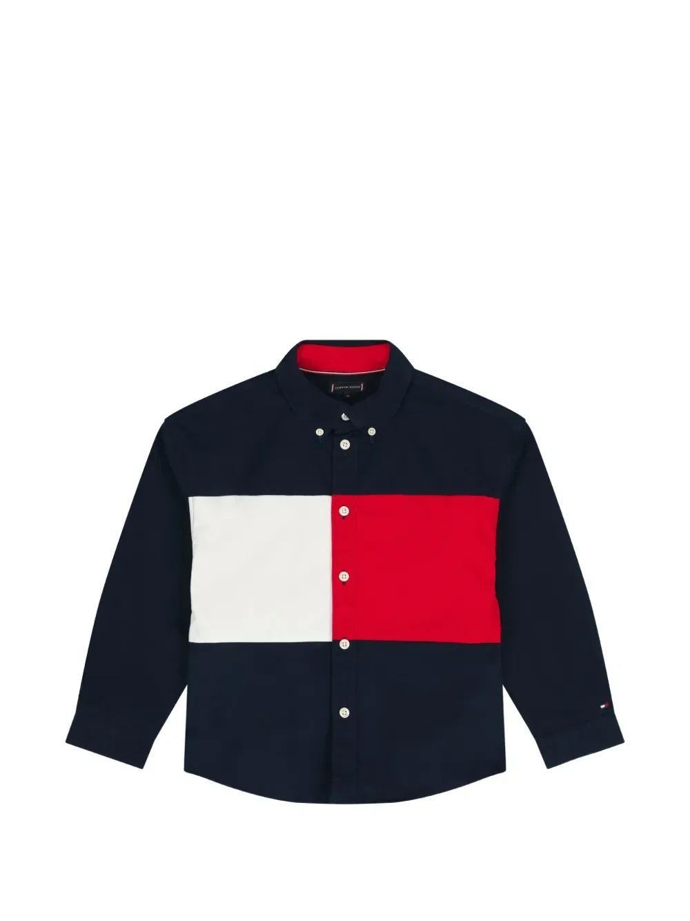 Рубашка с флагом наследия Tommy Hilfiger Junior, синий