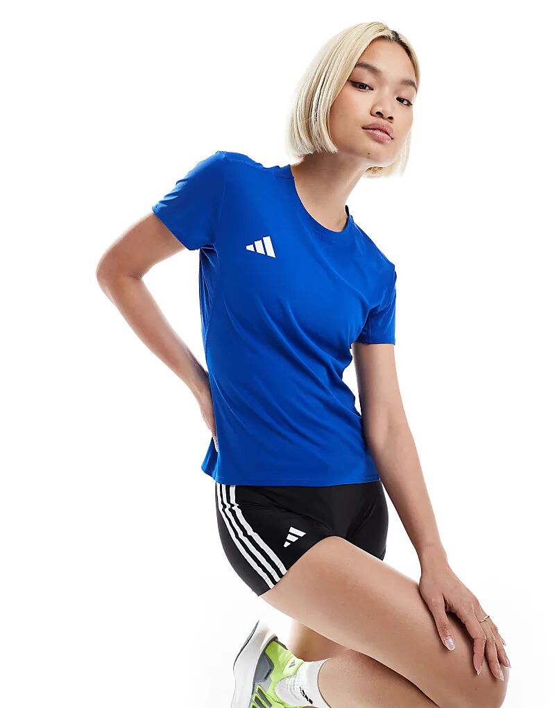 

Футболка adidas Running Adizero синего цвета adidas performance