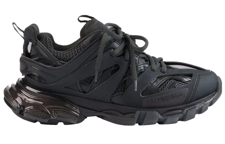 Кроссовки Track с прозрачной подошвой Balenciaga черный — фото 3