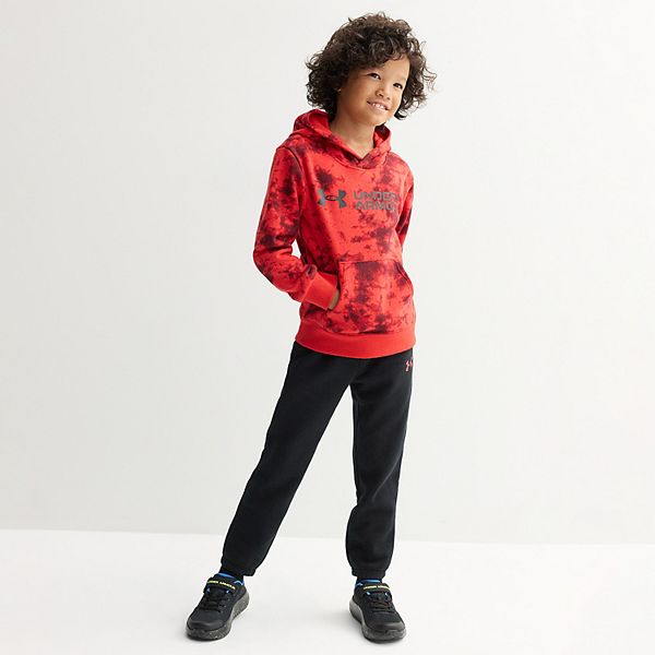 

Детский комплект худи и джоггеров rival allover print для мальчиков 4-7 лет Under Armour