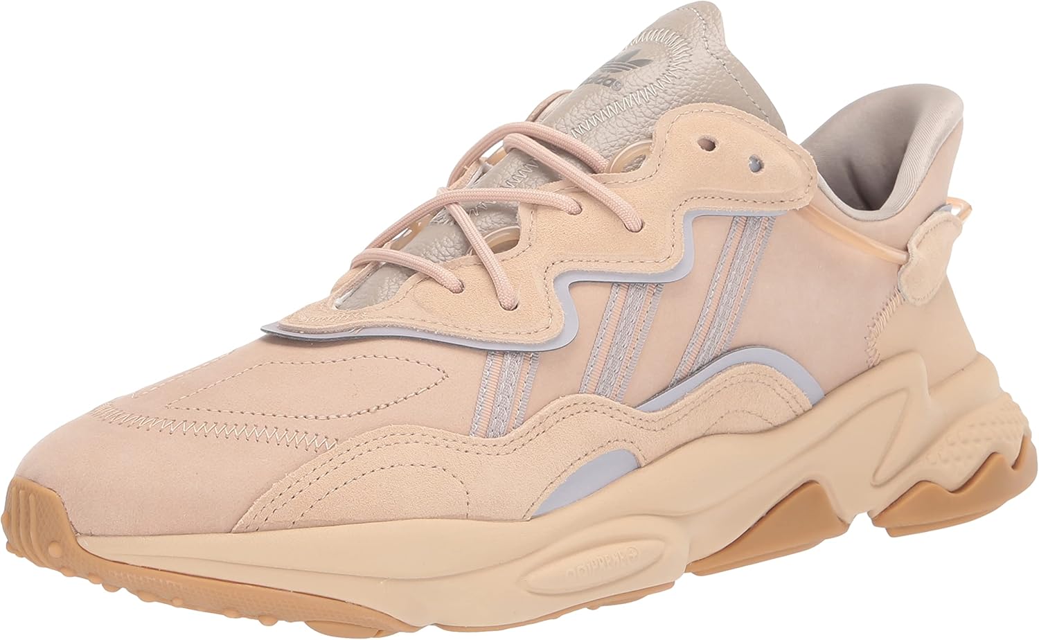 

Мужские кроссовки для бега Adidas Originals Ozweego, бледно-голубой нюд / светло-коричневый / солнечно-красный