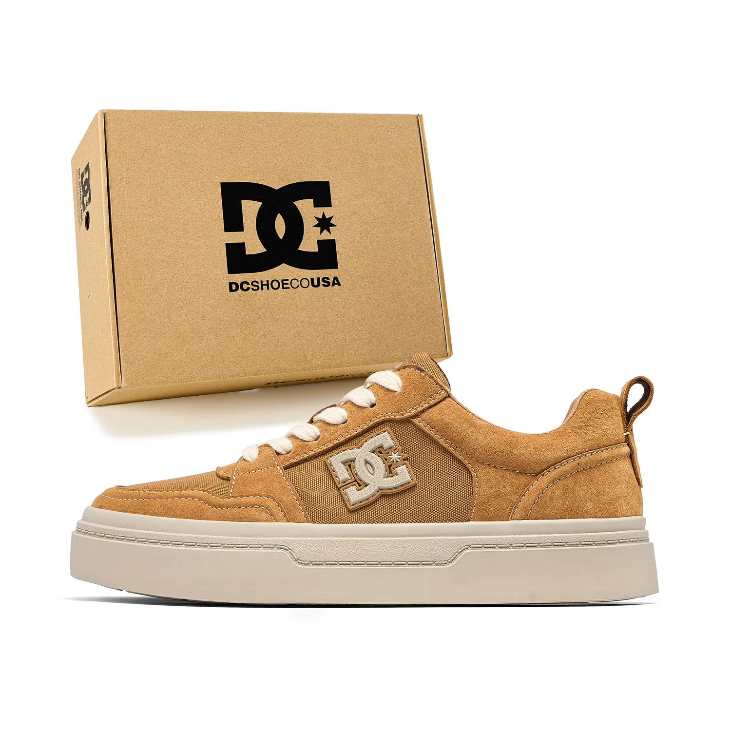 Кроссовки низкие DCSHOES BKLYN коричневые