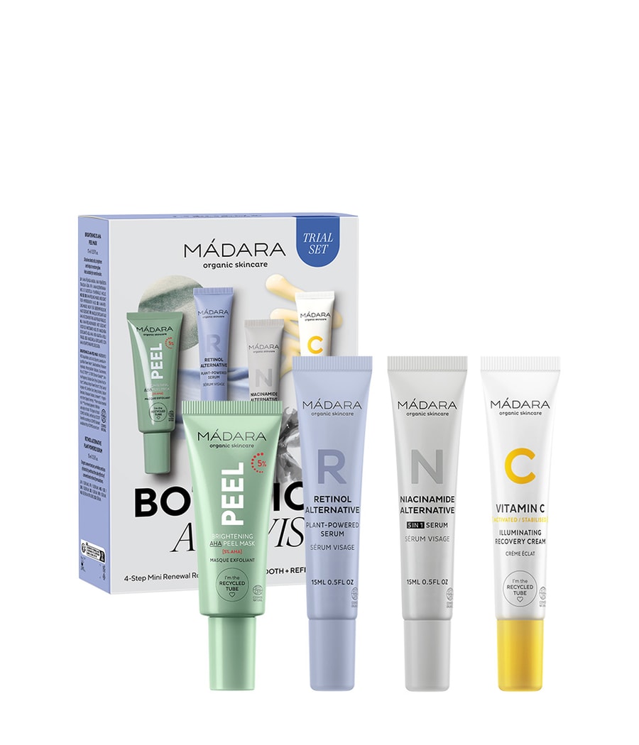 

Набор для ухода за лицом MADARA Botanic Activist 4-Step Mini Renewal Routine Set, 1 шт.