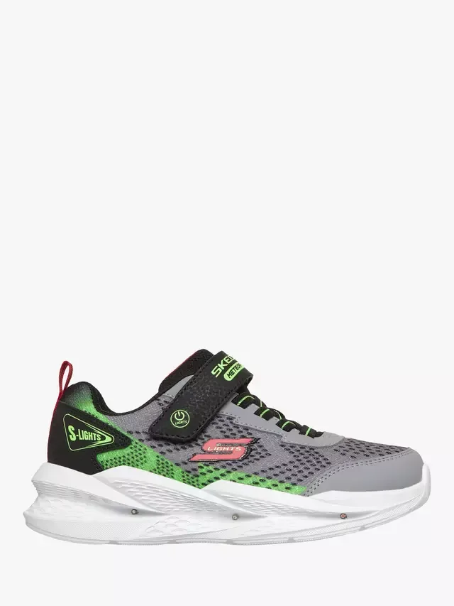 Детские кроссовки S-Lights Meteor-Lights 20, серые/разноцветные Skechers