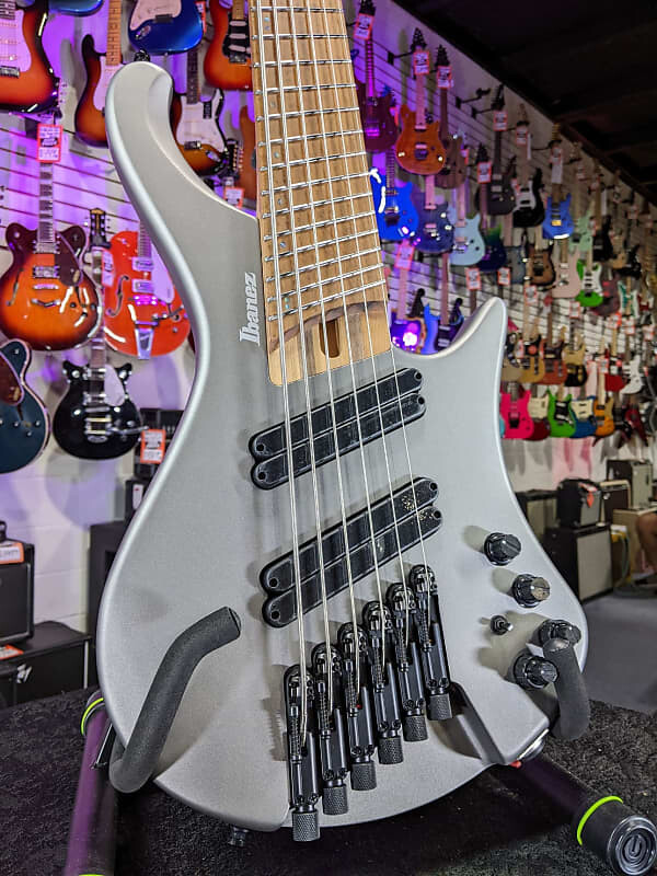 

Басс гитара Ibanez Bass Workshop EHB1006MS 6-string Bass Guitar - Metallic Gray Matte