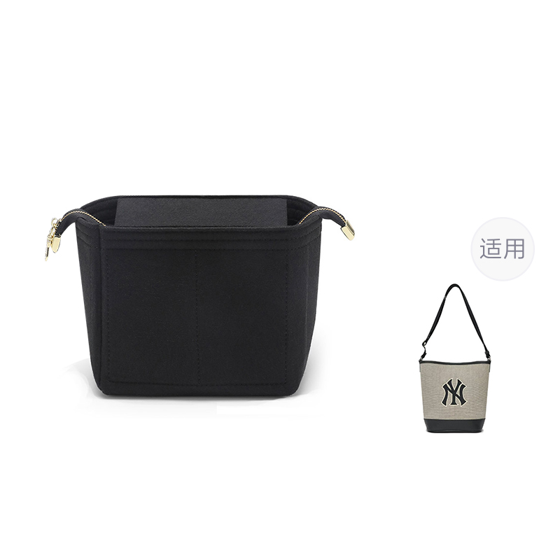 

Luxury Care Artisan Workshop Чёрная сумка-ведро с внутренним вкладышем, Black Bucket Bag Exclusive Liner[Zippers Anti-Theft]