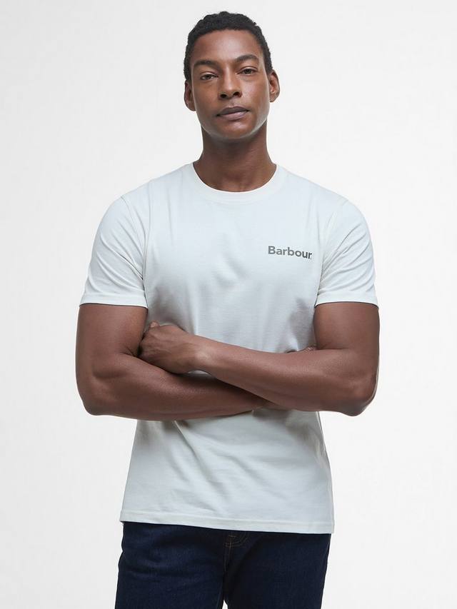 

Футболка с графическим рисунком camber oceana Barbour, цвет Antique White