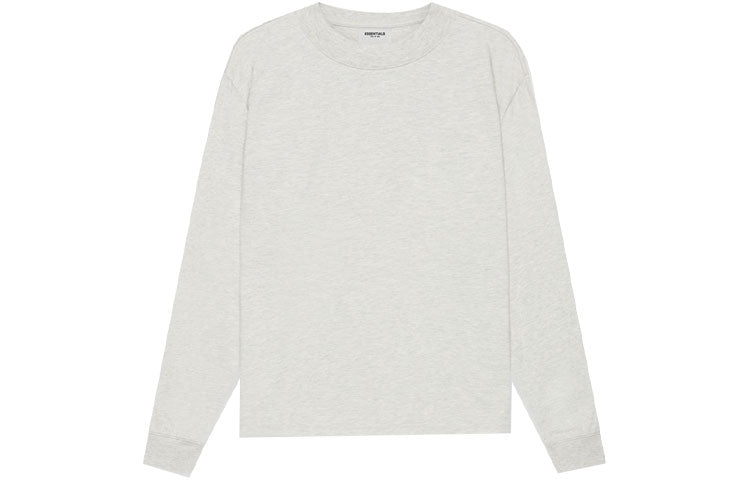 Футболка Fear of God Essentials SS21 Long Sleeve T-Shirt 'Light Heather Oatmeal' FOG-SS21-598, бежевый — фото 3