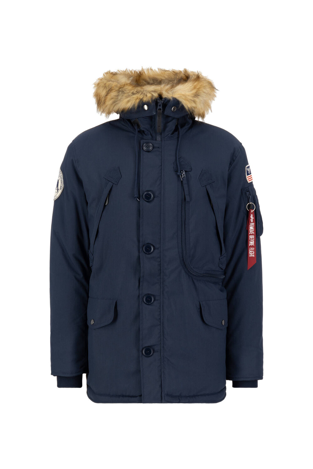 

Зимняя куртка "полярная куртка" Alpha Industries, синий