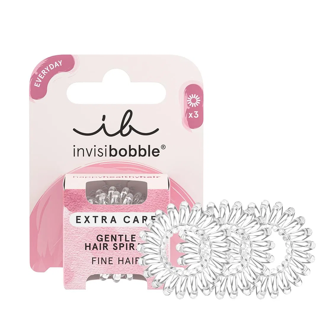 Резинки для волос «Extra Care Mini Crystal Clear» от invisibobble Invisibobble, Transparent, Extra Gentle